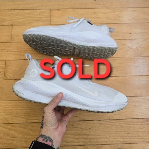 NikeReactX Infinity Run 4 Gore-Tex 'White Pure Platinum' sneakersMENS 13